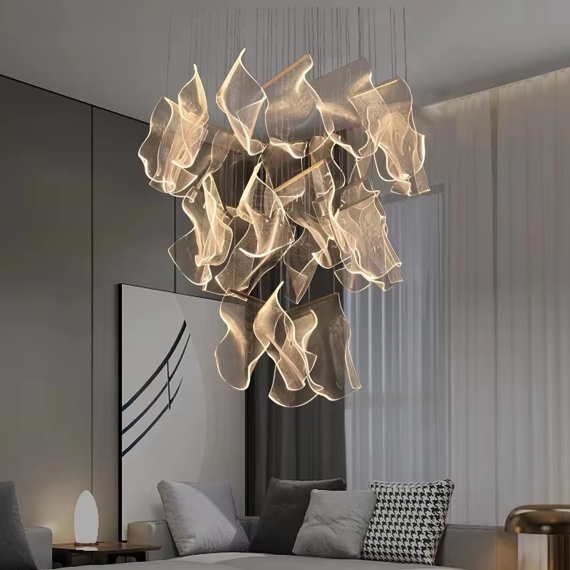 Sustainable Living Guide - Light Guide LED Chandelier Lighting Duplex