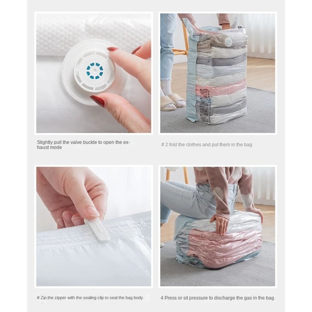 Reusable Bag - Press & Seal Vacuum Storage Bags