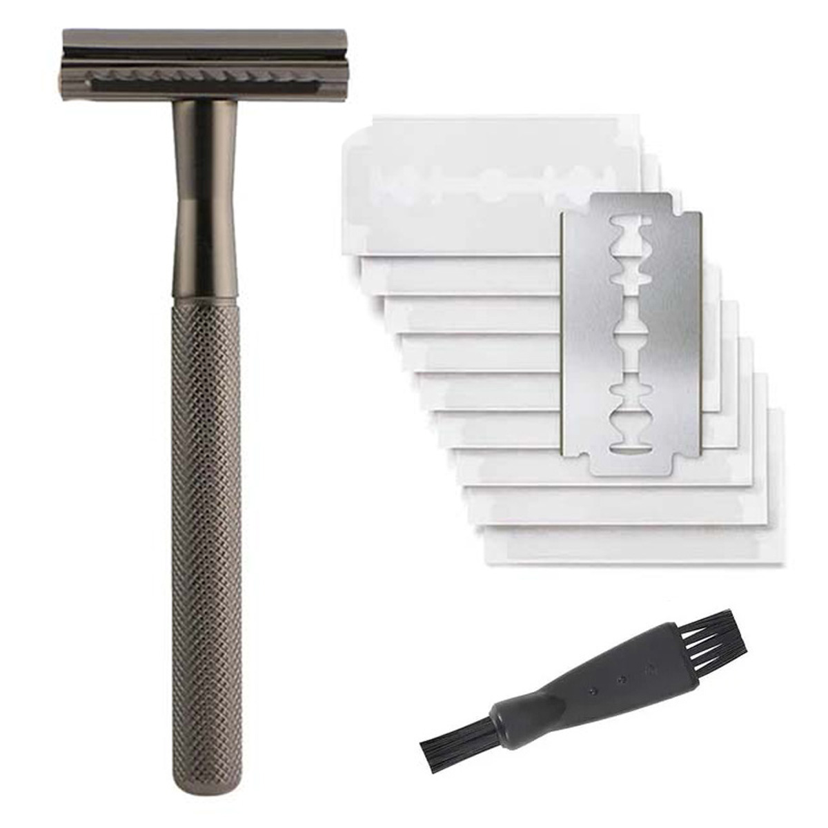 Black Weighted Handle Safety R - Safety Razor Handle recension och pris