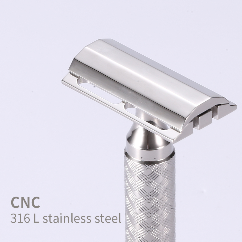 CNC 316L Stainless Steel Doubl - Safety Razor Handle recension och pris