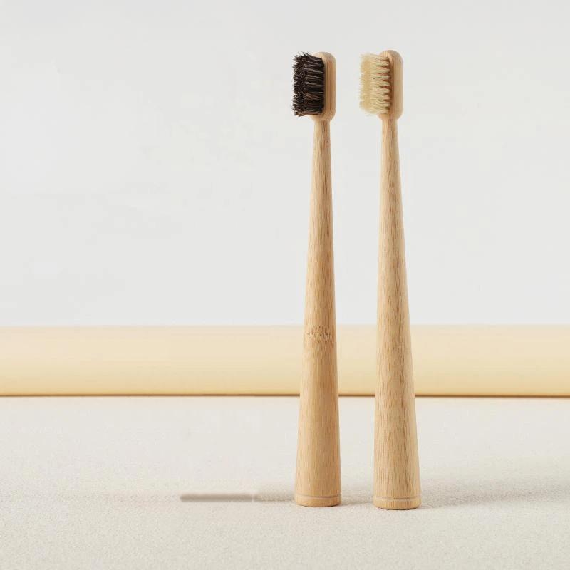 1Pc/4Pcs Horse Bristle Bamboo  - Bamboo Toothbrush recension och pris