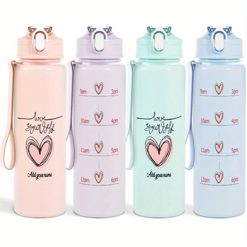 25oz Customizable Text Water C - Reusable Straw recension och pris