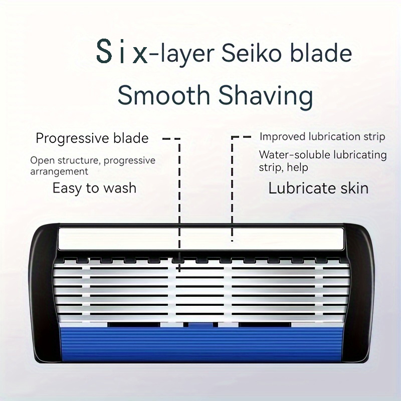 2 Handles, 30 Blades, 6-Layer  - Safety Razor Handle recension och pris