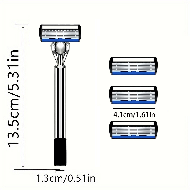 2 Handles, 30 Blades, 6-Layer  - Safety Razor Handle recension och pris