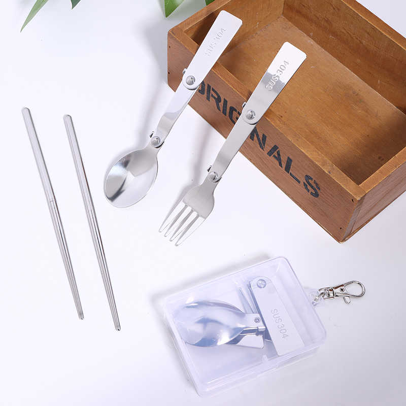 1PC/3PCS Stainless Steel Porta - Bamboo Cutlery recension och pris