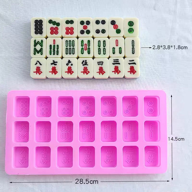 Chinese Mahjong Tile Set Silic - Eco Soap recension och pris