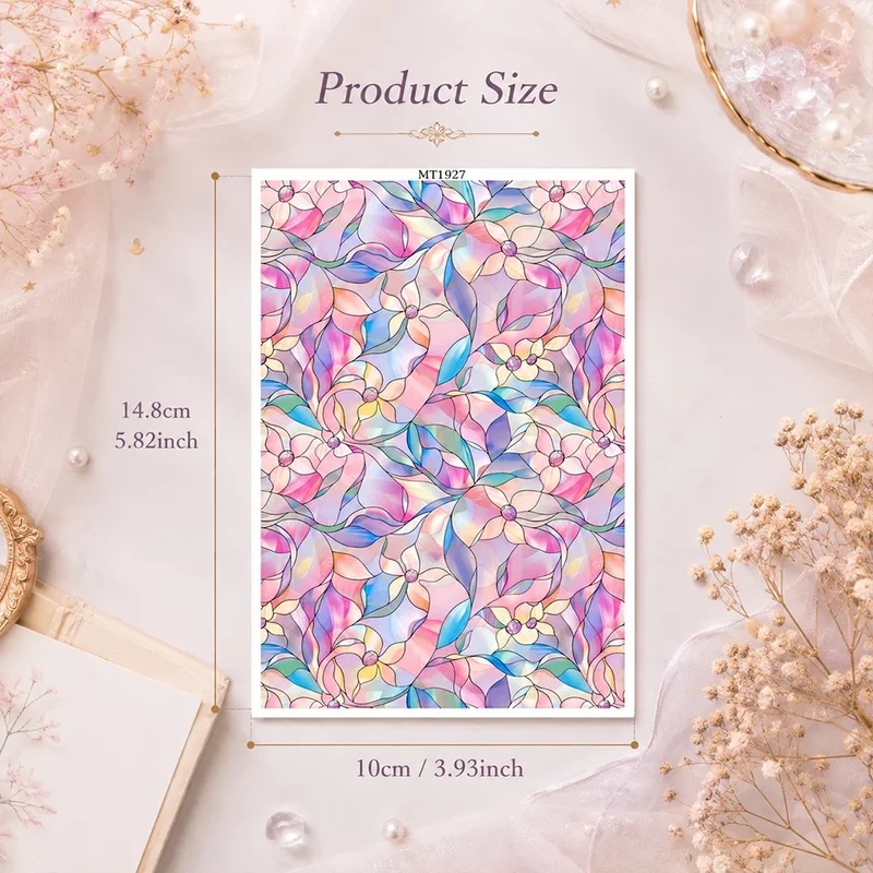 Stained Glass Flower Polymer C - Beeswax Wrap recension och pris